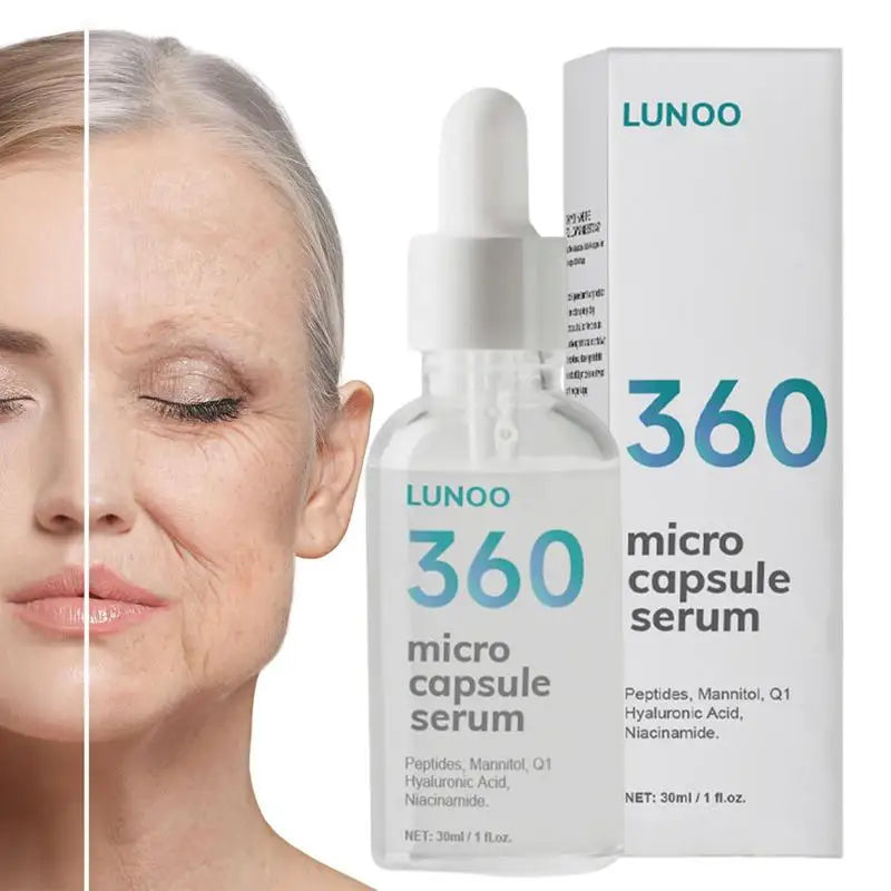 Micro Capsule Serum Reduces Wrinkles, Shrinks Pores, and Repairs Acne, 30 ml capsules
