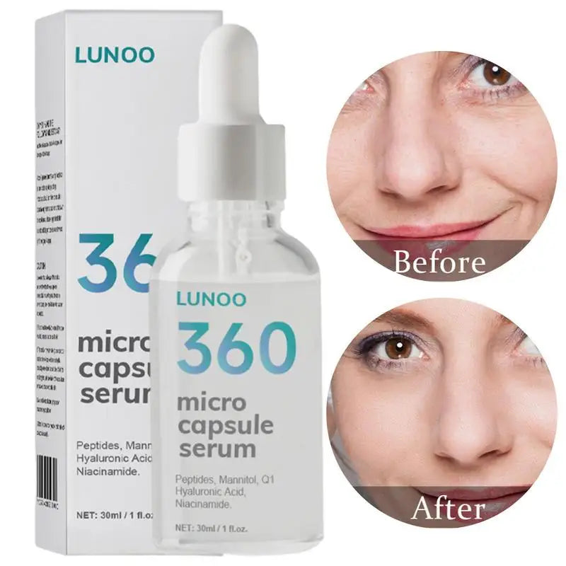 Micro Capsule Serum Reduces Wrinkles, Shrinks Pores, and Repairs Acne, 30 ml capsules