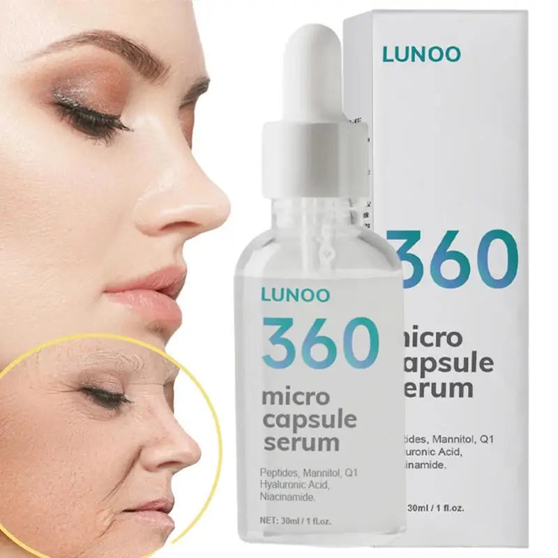 Micro Capsule Serum Reduces Wrinkles, Shrinks Pores, and Repairs Acne, 30 ml capsules