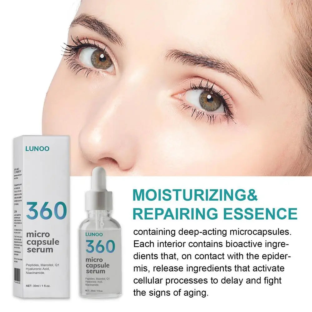 Micro Capsule Serum Reduces Wrinkles, Shrinks Pores, and Repairs Acne, 30 ml capsules