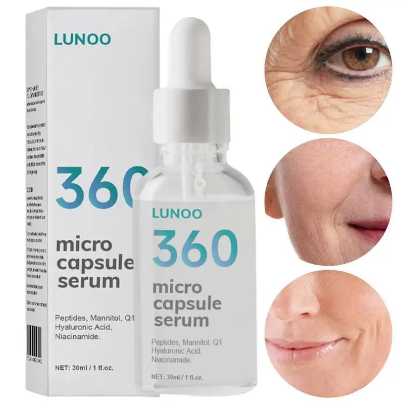 Micro Capsule Serum Reduces Wrinkles, Shrinks Pores, and Repairs Acne, 30 ml capsules