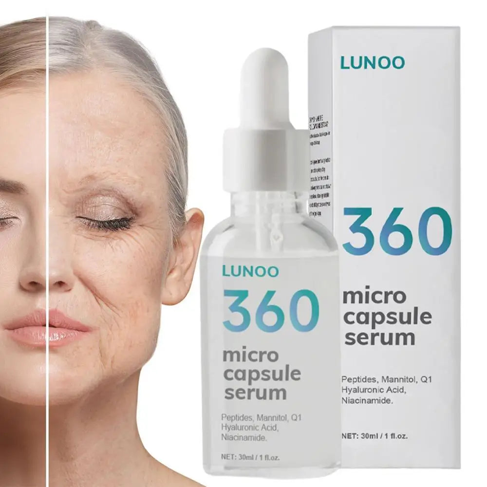 Micro Capsule Serum Reduces Wrinkles, Shrinks Pores, and Repairs Acne, 30 ml capsules