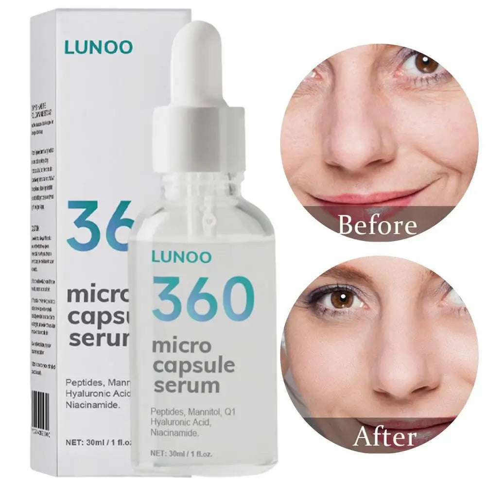 Micro Capsule Serum Reduces Wrinkles, Shrinks Pores, and Repairs Acne, 30 ml capsules