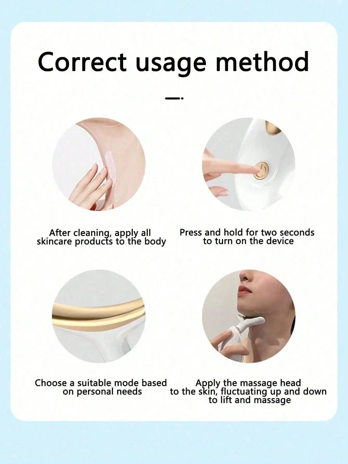 Wrinkle Reducing Face and Neck Massager Anti-Aging For Women & Men