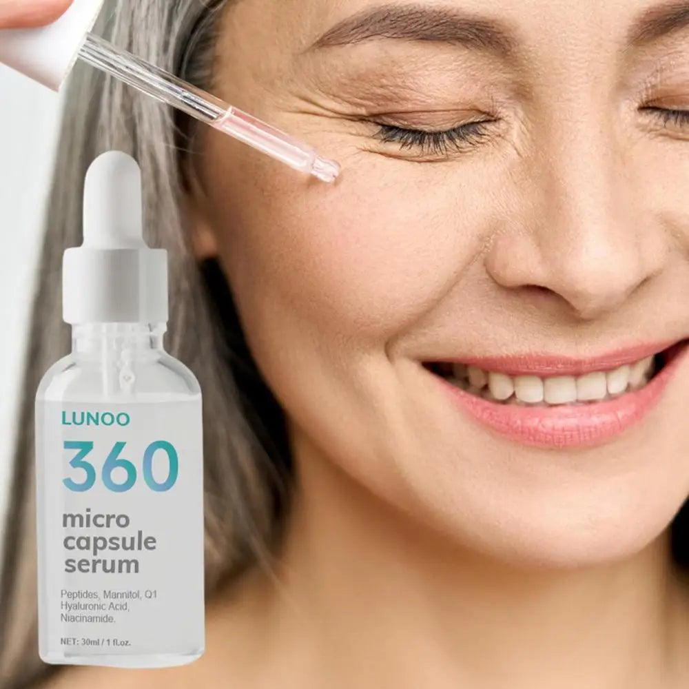 Micro Capsule Serum Reduces Wrinkles, Shrinks Pores, and Repairs Acne, 30 ml capsules
