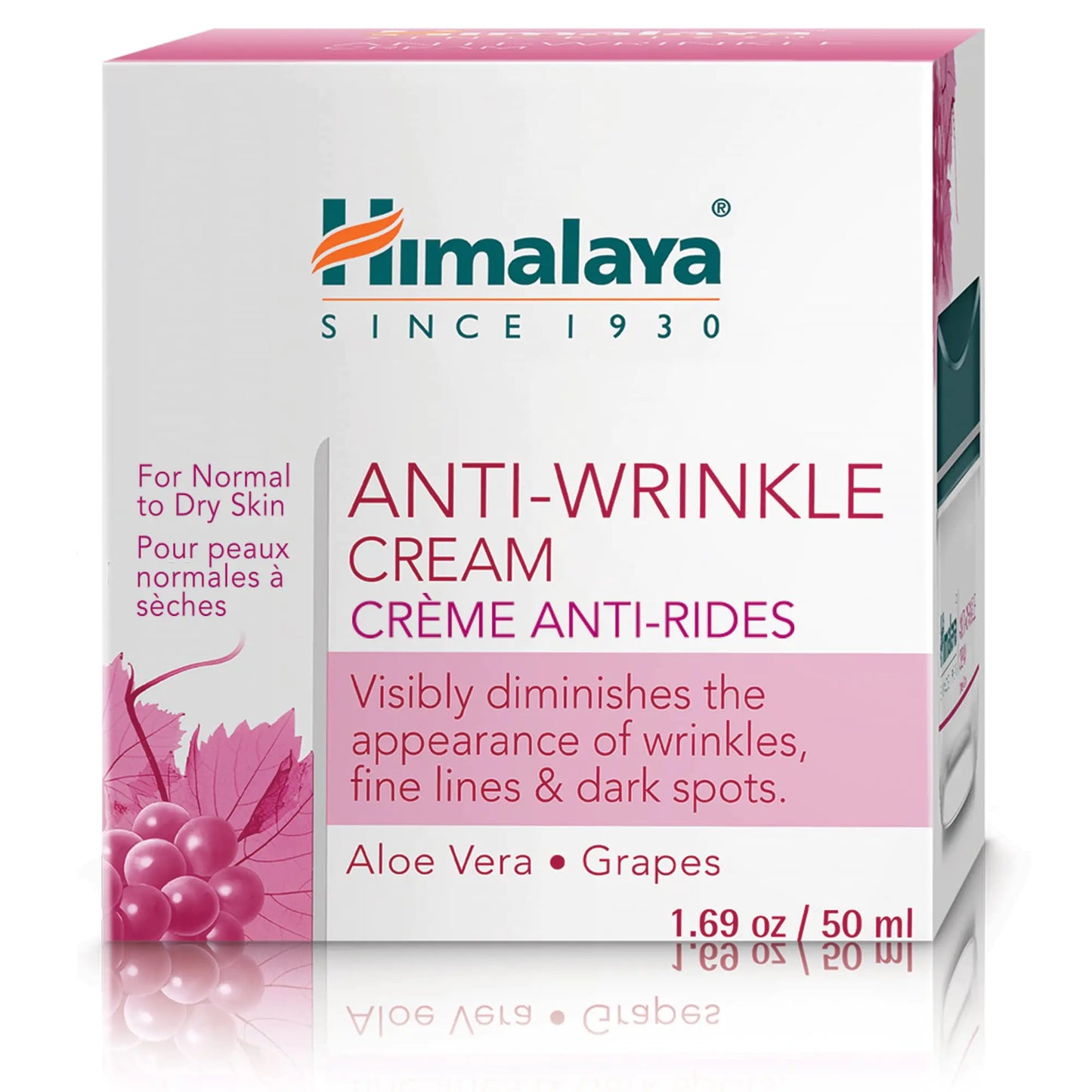 Himalaya Anti-Wrinkle Cream for Reducing Wrinkles Fine Lines and Dark Spots Moisturizes & Repairs 1.69 oz