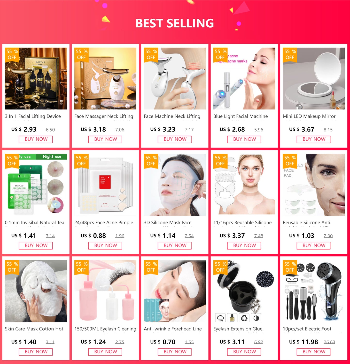 Invisible Facial Liftting Stickers For Wrinkles & Sagging Skin. Fast Pull Chin Adhesive Tape, 40Pcs/Set