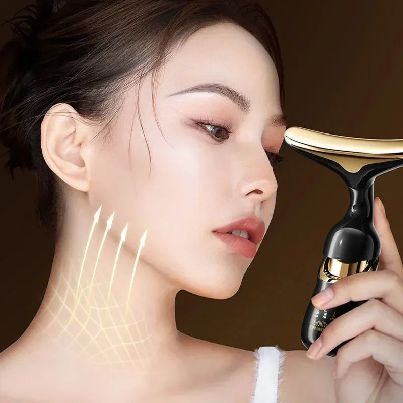 Wrinkle Reducing 3 in 1 Face, Neck, and Eye Massager