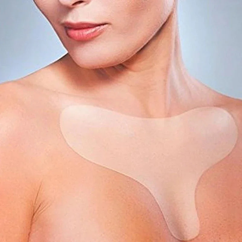 Anti Wrinkle Reusable Silicone Patches For Chest, Lift Tapes Pads For Necklift Pad Sticker