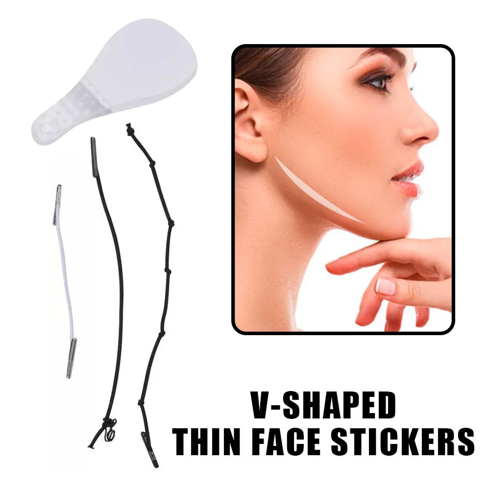 Invisible Facial Liftting Stickers For Wrinkles & Sagging Skin. Fast Pull Chin Adhesive Tape, 40Pcs/Set