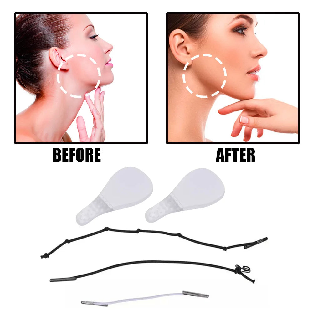 Invisible Facial Liftting Stickers For Wrinkles & Sagging Skin. Fast Pull Chin Adhesive Tape, 40Pcs/Set