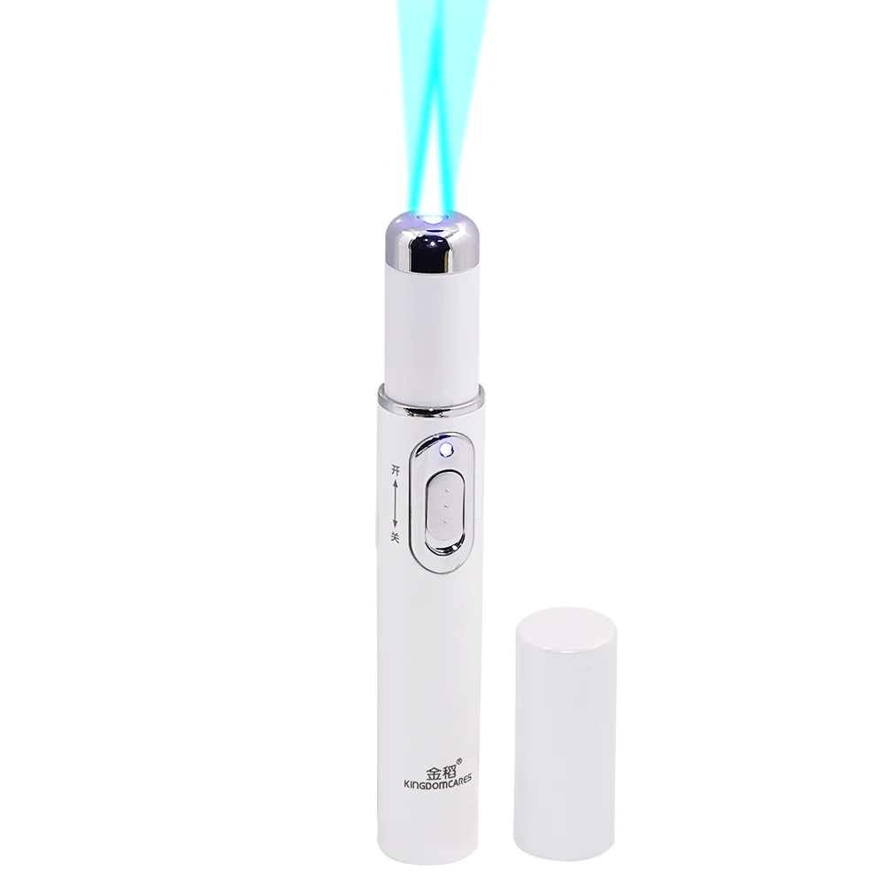 Blue Light Laser Pen  Wrinkle Removal, Anti Varicose & Spider Vein Eraser