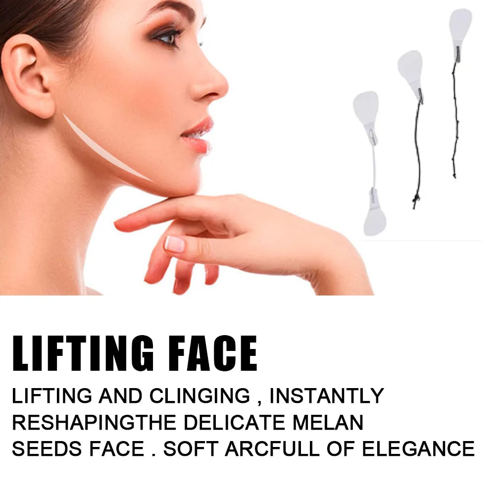 Invisible Facial Liftting Stickers For Wrinkles & Sagging Skin. Fast Pull Chin Adhesive Tape, 40Pcs/Set