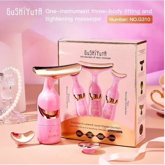 Wrinkle Reducing 3 in 1 Face, Neck, and Eye Massager